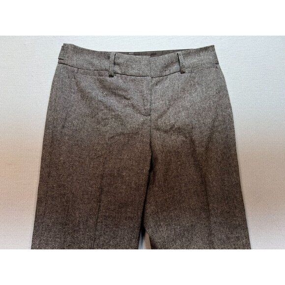 Dalia Collection Women's Wool Dress Pants Flat Front Sz 2 Light Brown - Picture 5 of 10